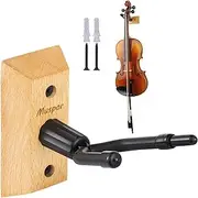 Violin Hanger Wall Mount | Handcrafted Violin Stand Holder | Smooth and Durable Violin Holder with Bow Hanger, Violin Hanger for Home and Studio Music Room Decor
