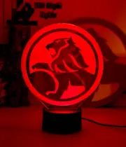 HOLDEN MOTOR CAR LOGO RACING3D LED Night Light 7 Colour Change Room Lamp