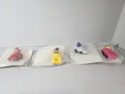 McDonalds Happy Meal Toys Turbomacs Pull Back Cars Vtg 1988 Complete Set Of 4