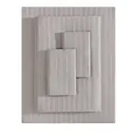 Vera Wang Dobby Stripe 4 Piece Sheet Set, King