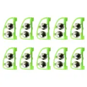 10Pcs Fishing Rod Alarm Double Alert Bells Fishing Bites Alarm Bells