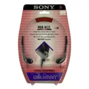 RARE NEW! Vintage Sony MDR-W12L Stereo In Ear Headphones Mega Bass Walkman - MiE