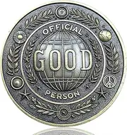 LZWIN Official Good Person Challenge Coin - Symbol of Integrity and Honor