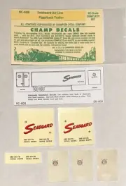 CHAMP HO DECAL-SEABOARD AIR LINE PIGGYBACK TRAILER - #HC-608