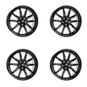 Set of 4 16in Black Alloy Wheel Rims for Suzuki Swift+, DAKG939 4x100 4Lug 16x7 (for: Suzuki)