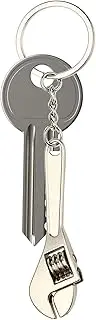 [Generic] Hardware Tool Key Chains - Wrench Keychain | Metal Hand Tools Keychain | Adjustable Wrench Keychain | Pretend Play Creative Tool for Men Fathers Dad | Spanner Wrench Adjustable