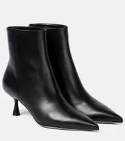 [Gianvito Rossi] Gianvito Rossi Leather ankle boots AU 9.5 black