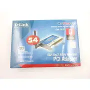 D-Link Wireless G AirPlus 54Mbp 802.11g Desktop PC Adapter DWL-G510 NEW