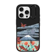 iPhone 16 Pro Impact Ring Stand Case MagSafe Compatible Butterflies at Popocatépetl by Papio Press