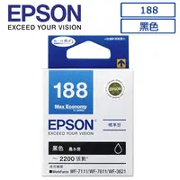 在飛比找PChome24h購物優惠-EPSON 188(C13T188150/C13T18825