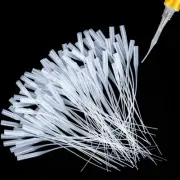 Hsei 200 Pcs Micro-Tips Plastic Glue Bottle Tips Glue Extender Precision Appl...