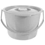 Commode Chair Travel Elderly Portable Toilet Bed Pan with Handle Seat