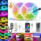 RGB LED Strip Lights 5050 IP65 Waterproof 5m-20m Bluetooth IR Controller