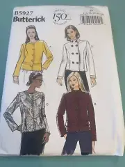 Butterick Pattern B5927 Ms Lined Jacket w/Front Variations & Seam Detail 14-22