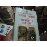 【一品冊】《ENGLISH SOCIETY IN THE 18TH CENTURY BY ROY PORTER》(Q10