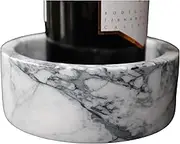 White - Marble Wine Bottle Coaster - Coaster Absorbent Cork Holder Bottles and Any Occasion - by CraftsOfEgypt