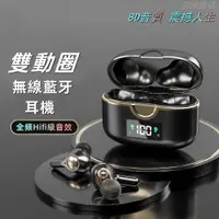 在飛比找蝦皮購物優惠-新品 雙動圈 藍牙耳機 D200 HIFI級音質 4喇叭 重