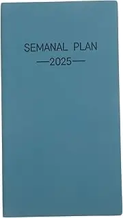 Angoily Spanish Schedule Planner Notebook Weekly Planner for Teachers Thick Paper