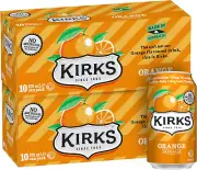 Kirks Orange Soft Drink Cans, 375 Ml (Pack of 20)