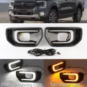 For Ford Ranger 2022 2023 LED DRL Daytime Running Light Fog Lamp Accessories