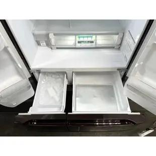 二手 日立 620公升 日製/一級省電 RSF62EMJ六門大型冰箱(貴族棕)