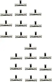OFFSCH 2sets Slide Potentiometer B50k Ohm Mono Potentiometer 45mm Linear Knob Australia 10pcs*2