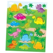 Carson Dellosa 78-Piece Dinosaur Stickers for Kids, Colorful Dinosaur Dinosaurs