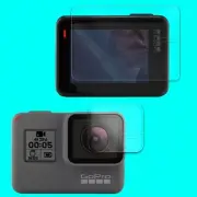 Transparent Camera Lens + Anti-Shatter LCD Screen Protector for Gopro Hero 5 New