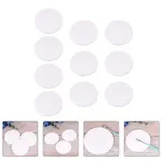 10pcs Stretched Canvas Board Round Painting Panels Canvas Frame Stretcher