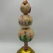 2006 Patricia Breen Chameleon Finial Gingerbread 13" Tree Topper