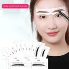 Shaping Eyebrow Template Card Thrush Artifact Thrush Cards Eyebrow Stickers