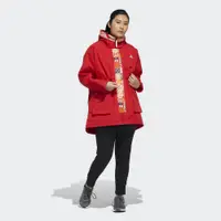 在飛比找PChome24h購物優惠-【ADIDAS】CNY LONG JKT 女 長版外套 紅-