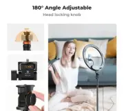 New! Selfie Stick Tripod, 69" Extendable Light Stand with 1/4" Screw, Camera...
