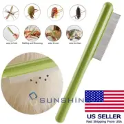 Manual Flea Comb Dense Teeth For Dogs & Cats Pet Grooming Comb Anti Tick Control