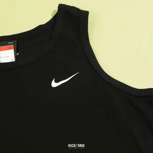 NIKE DRI-FIT TANK 白色 小勾 基本款 棉質 吸濕排汗 快乾 背心 男款【AR6070-100】