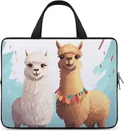 Laptop Case Sleeve Shockproof Computer Carrying Bag Llama Alpaca Laptop Bag Tote Lightweight Notebook Case Cover Traveling Briefcase Handle Bags for Travel Business 17inch, Llama Alpaca, 17inch
