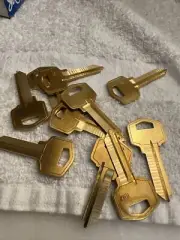 Lots of 10 New Jet Exclusives HR2 Ilco TE3 TSA11 5 Pin Key Blanks Harloc/Tesa