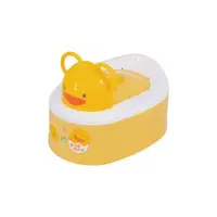 在飛比找森森購物網優惠-Piyo Piyo 黃色小鴨 兩段式功能造型幼兒便器(黃色)