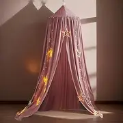 Gcerfby Kids Bed Tent, Toddler Tent Curtains Netting Cover, Hideaway Playhouse Canopy, 65x270x400cm, Easy To Use, Portable For Girls Or Boys Room