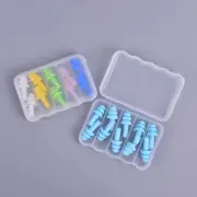5Pairs Silicone Ear Plugs Sleep Earplugs Noise Reduction Swimming Earpl lsL;bl