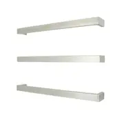 Radiant SBSTR-650 Heated/Non-Heated Single Square Towel Rail - 650mm - Mirror Polished (1 Piece)