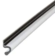 81 In. White Vinyl-Coated Foam Top & Sides Door Seal for Doors with Kerf/Channel