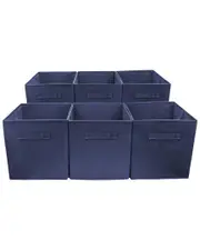 Sorbus Set of 6 Foldable Storage Cube Basket Bin NoSize NoColor