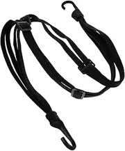 Ciieeo Motorcycle Helmet Bungee Cord Strap Elastic Binding Strap for Luggage Helmets Durable Hook Design for Easy Attachment for Mountain Bikes Scooters