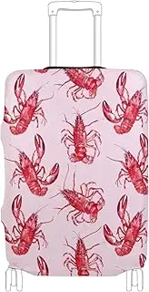 [Joisal] Red Lobster Cover for Suitcase for Travel Fit 18-32 Inch Luggage Covers for Suitcase Tsa Approved, Suitcase Protector, Red Lobster, M 22-24 in, Red Lobster, M 22-24 in
