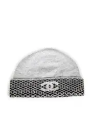 Grey Cashmere CC Beanie