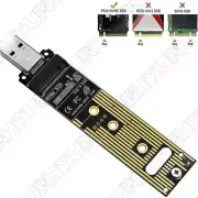 M.2 NVME SSD to USB 3.1 Adapter PCI-E to USB-A 3.0 Internal Converter Card New