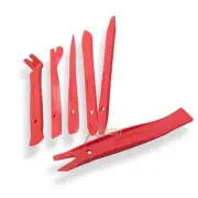 6 PC POLY BLEND PRY TRIM REMOVAL TOOL REMOVER DASH DOOR PANEL RADIO VENTS KIT