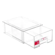 2 x Boxsweden Stackable Organiser Drawer 35x25cm Storage Container Box w/ Handle