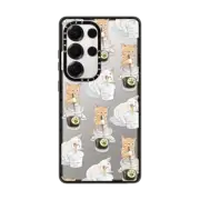 Galaxy S25 Ultra Impact Case coffee catto and cola cat